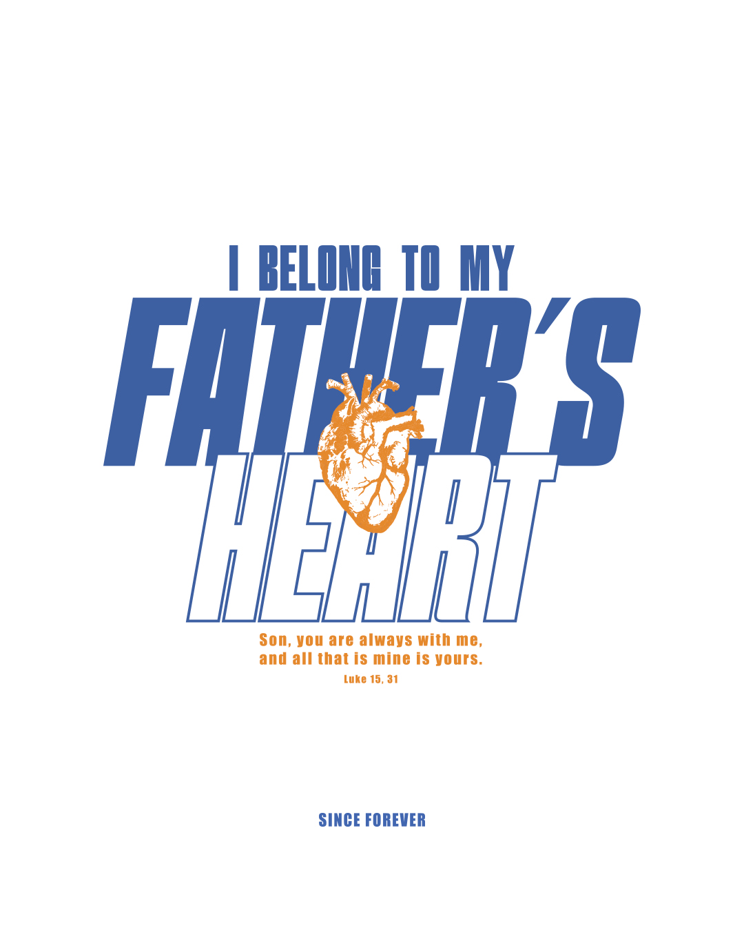 Dječji T-shirt - FATHER’S HEART